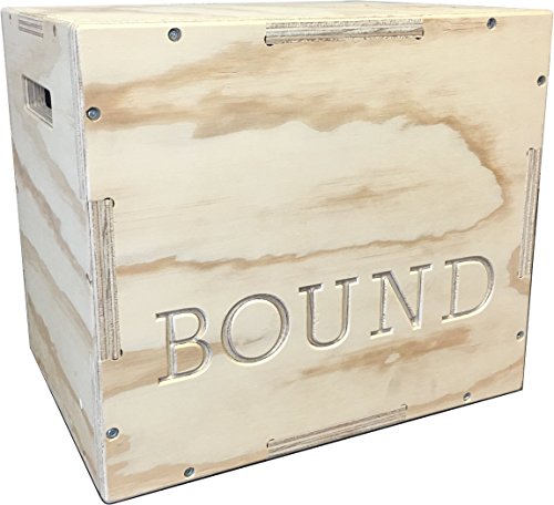Product Cover (20/24/30) Bound Plyo Box 3-in-1 Wood Puzzle Plyometric Box - CrossFit Training, MMA, or Plyometric Agility - Jump Box, Plyobox, Plyo Box, Plyometric Box, Plyometrics Box