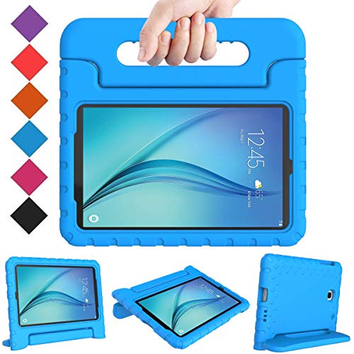 Product Cover BMOUO Kids Case for Samsung Galaxy Tab A 8.0 (2015) SM-T350 - Shockproof Case Light Weight Kids Case Super Protection Cover Handle Stand Case for Kids Children for Samsung TabA 8-inch Tablet - Blue