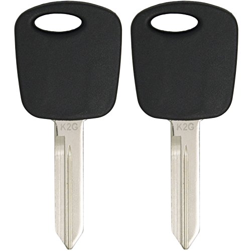Product Cover Keyless2Go New Uncut Replacement Transponder Ignition Car Key H72 (2 Pack)