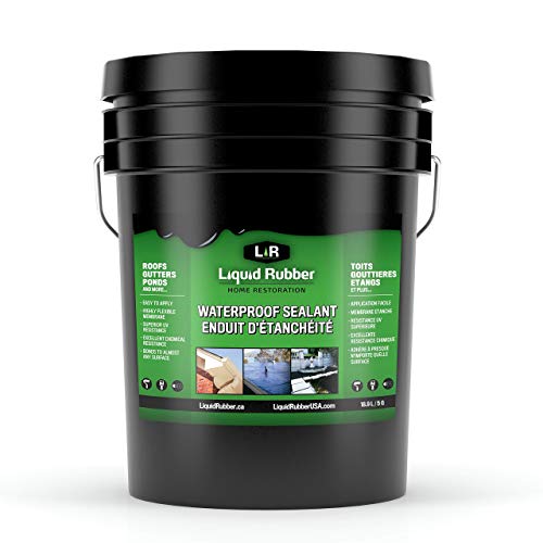 Product Cover Liquid Rubber Waterproof Sealant, Black, 5 Gallon