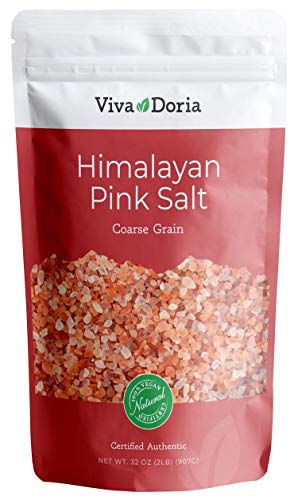 Product Cover Viva Doria Himalayan Pink Salt Coarse Grain Crystal Sea Salt, 2 lb