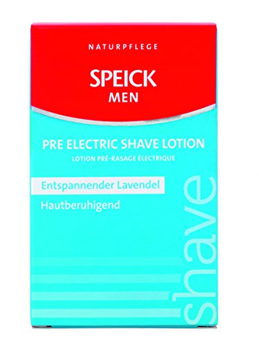 Product Cover Speick Men Pre Electric Shave Lotion with Relaxing Lavender Oil and a Blend of Essential Oils, Natural Vegan Skin Care, 3.4 Fluid Ounces