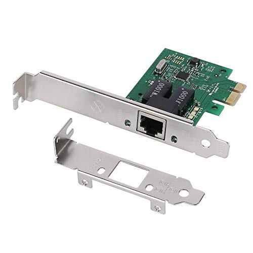 Product Cover X-MEDIA 1-Port 10/100/1000Mbps Gigabit Ethernet PCI Express Network Card, PCI-E Network Adapter / Network Card, Windows 10 Supported, Low Profile Bracket Included [XM-NA3800]