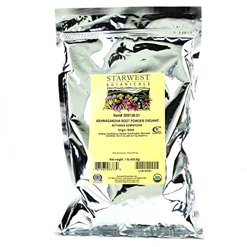 Product Cover Starwest Botanicals Ashwagandha Root Powder, 1 Pound