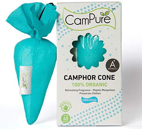 Product Cover Mangalam Camphor Cone/Kapoor Cone - Room Freshener, Mosquito - Insect Repellent (Pack of 4) (MANGALAM)