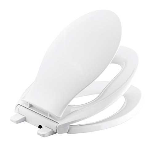 Product Cover KOHLER K-2599-0 Transitions Nightlight Quiet-Close with Grip-Tight Toilet Seat, White