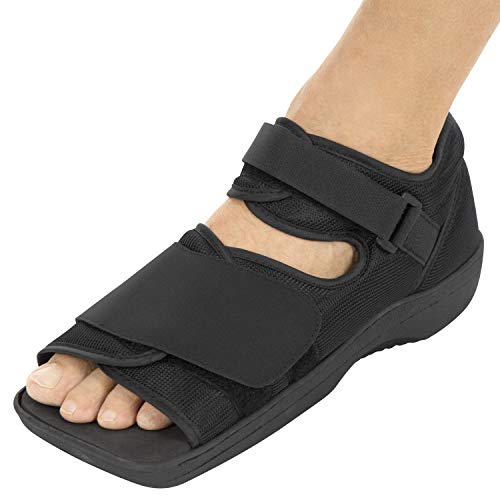 Product Cover Vive Post Op Shoe - Lightweight Medical Walking Boot with Adjustable Strap - Post Injury Surgical Foot Cast - Durable Square Toe Orthopedic Support Brace for Broken Bone - Men, Women Fracture Recovery