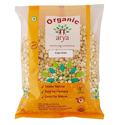 Product Cover Arya Farm 100% Roasted Bengal Gram Bhuna Chana 500 GM ( 17.63 OZ )