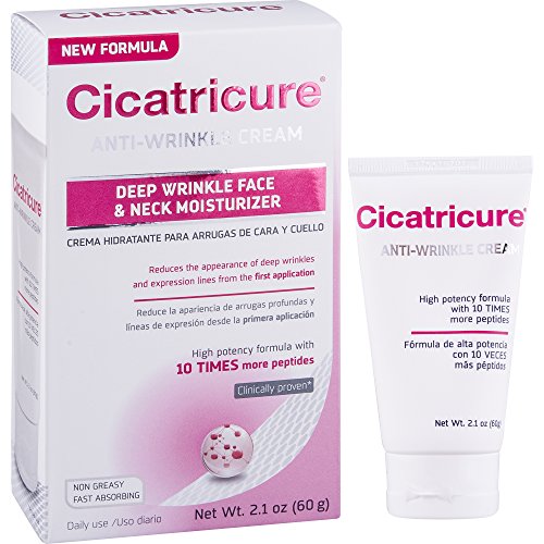 Product Cover CICATRICURE Anti-Wrinkle Face Cream, 2.1 fluid ounce