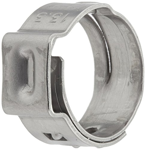 Product Cover Oetiker 16700010 Stepless Ear Clamp, One Ear, 7 mm Band Width, Clamp ID Range 10.8 mm (Closed) - 13.3 mm (Open) (Pack of 25)