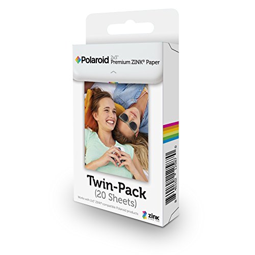 Product Cover Polaroid 2x3ʺ Premium Zink Zero Photo Paper 20-Pack - Compatible with Polaroid Snap/SnapTouch Instant Print Digital Cameras & Polaroid Zip Mobile Photo Printer