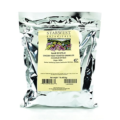 Product Cover Starwest Botanicals Chicory Root Roasted Granules, 1 Pound