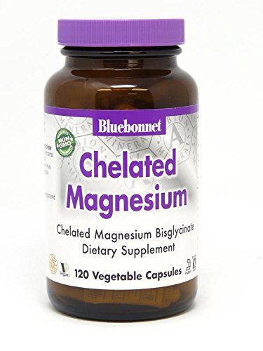 Product Cover Bluebonnet Nutrition Albion chelated magnesium 120 vegetable capsules