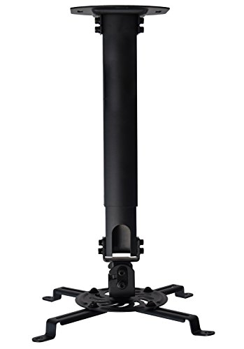 Product Cover VIVO Universal Extending Black Ceiling Projector Mount | Height Adjustable Projection (MOUNT-VP02B)