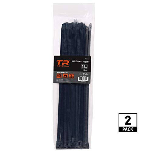 Product Cover TR Industrial TR88305-2PK Multi-Purpose UV Cable Ties (100 Pack), 18