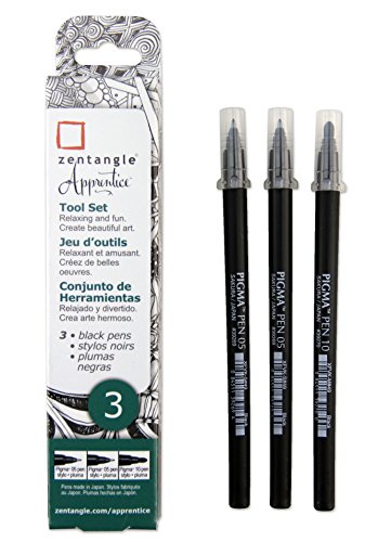 Product Cover Sakura 50115 3 Piece Zentangle Pigma Apprentice Pen Set