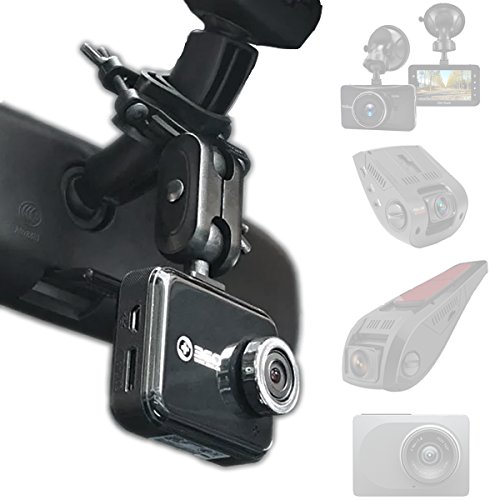 Product Cover Dash Cam Mirror Mount Kit for Rexing V1,Falcon F170,Z-Edge,Old Shark,YI,Kdlinks X1,VANTRUE and Most Dash Camera and Car Camera