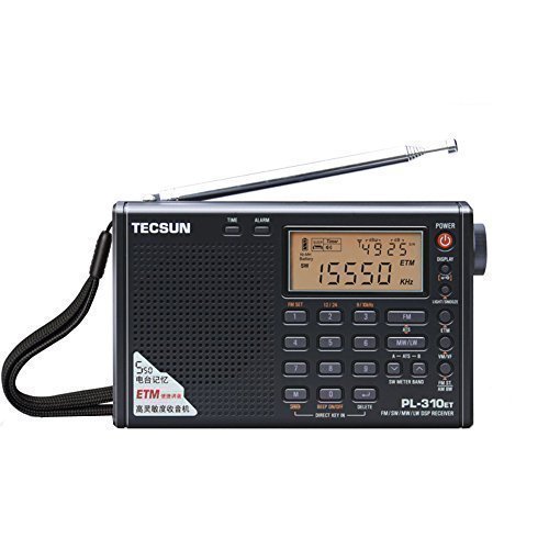 Product Cover TECSUN PL-310ET FM Stereo/SW/MW/LW World Band PLL DSP Radio Black by allnice