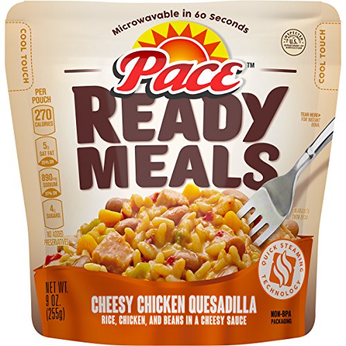 Product Cover Pace Ready Meals, Cheesy Chicken Quesadilla, 9 oz (Pack of 6)