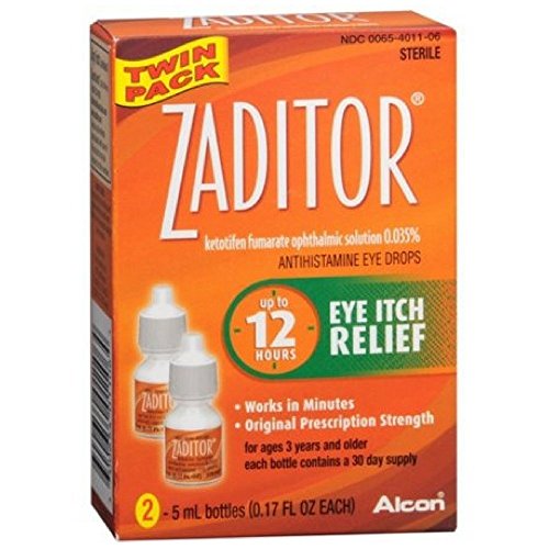 Product Cover Zaditor Antihistamine Eye Drops Twin Pack 0.34 Fl oz