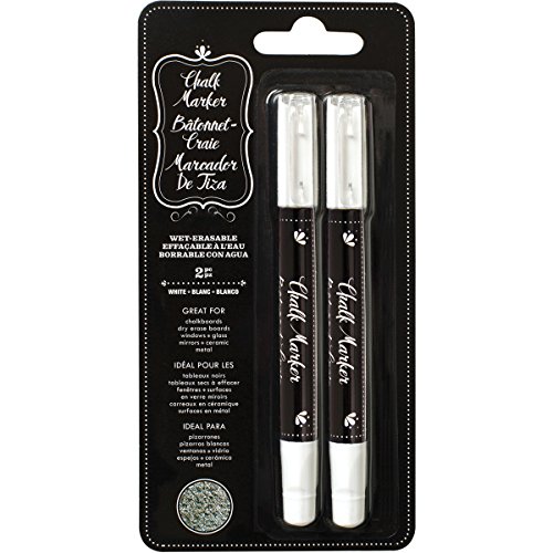Product Cover AMERICAN CRAFTS Erasable White, 2 Pack Chalk Marker