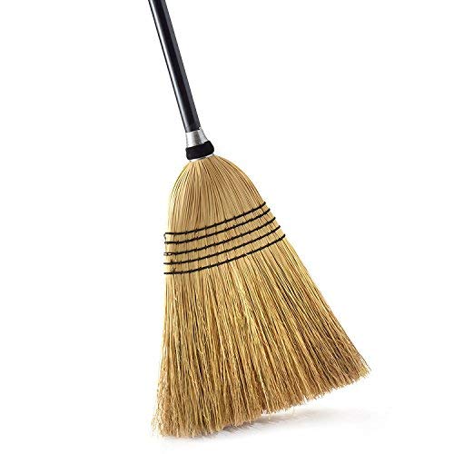 Product Cover O-Cedar Heavy Duty Commercial 100% Corn Broom with Solid Wood Handle