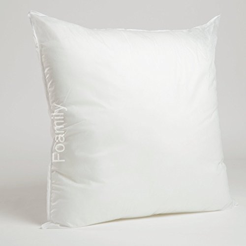 Product Cover 26\ x 26\ : Foamily Premium Hypoallergenic Stuffer Pillow Insert Sham Square Form Polyester, 26