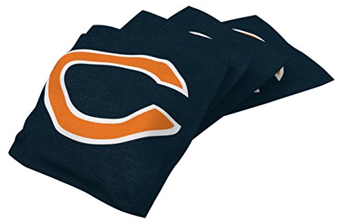 Product Cover Wild Sports NFL Chicago Bears Blue Authentic Cornhole Bean Bag Set (4 Pack)