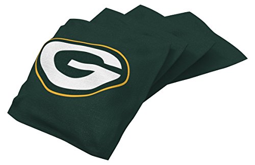 Product Cover Wild Sports NFL Green Bay Packers Green Authentic Cornhole Bean Bag Set (4 Pack)