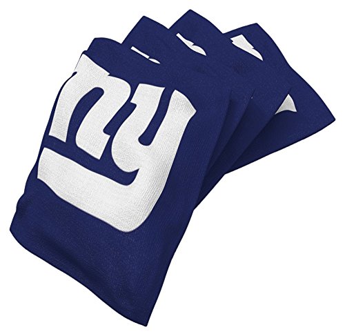 Product Cover Wild Sports NFL New York Giants Blue Authentic Cornhole Bean Bag Set (4 Pack)