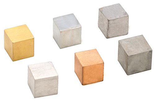 Product Cover Density Cubes, Set of 6 Metals, 0.4