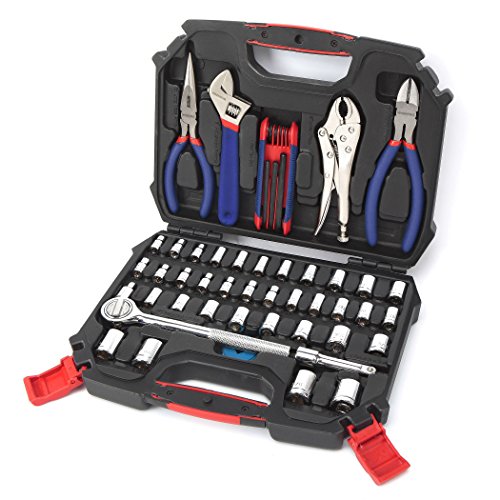 Product Cover WORKPRO W003020A 52-Piece Hand Tool & Socket Set (Metric & SAE Size, 3/8