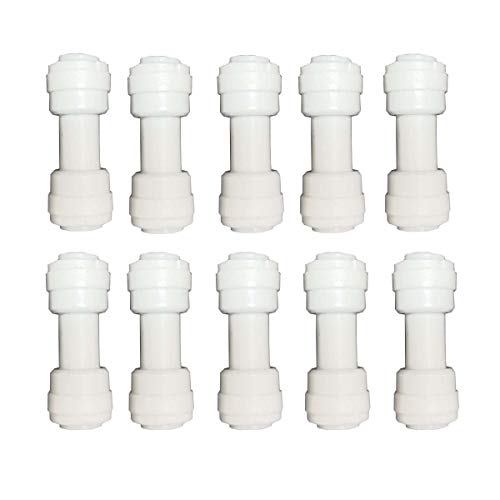 Product Cover MALIDA 1/4 inch OD Tube push fit straight quick connect for water purifiers (10 pack)
