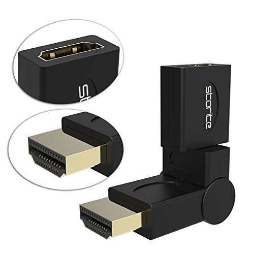 Product Cover Storite® Gold Plated 90-180 Degree HDMI Male to Female Adapter