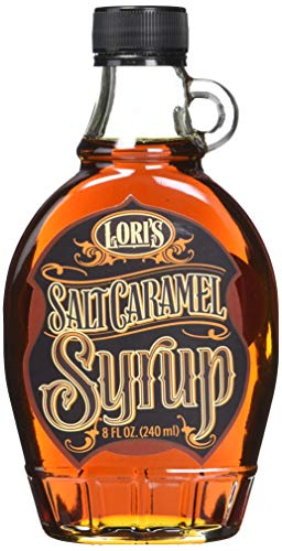 Product Cover The French Connection Lori's Salt Caramel Syrup | Mouthwatering Vanilla Maple Syrup Made With Only 4 Ingredients | Fantastic Gourmet Pancake Syrup, Coffee Syrup, Sugar Replacement Sweetener & More