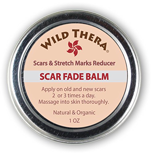 Product Cover Wild Thera Scar Remover for Stretch Marks, Acne Scar Removal, Pregnancy Scars, Surgery Scars, Sun Spots & Pock Marks. Herbal Scar Cream with Coconut Oil, Shea, Cocoa Butter, Jojoba Oil, Avocado Oil.