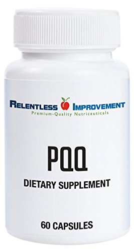 Product Cover Relentless Improvement PQQ No Silicon Dioxide No Magnesium Stearate No Added Calcium