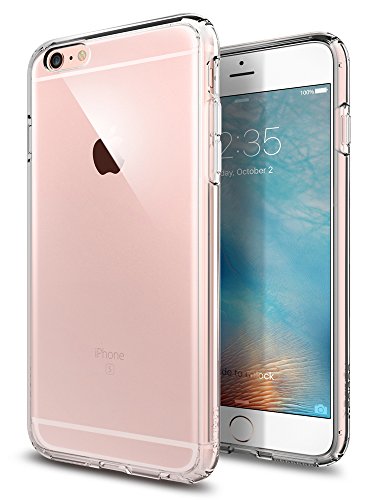 Product Cover iPhone 6s Plus Case, Spigen [Ultra Hybrid] AIR CUSHION [Crystal Clear] Clear back panel + TPU bumper for iPhone 6 Plus (2014) / 6s Plus (2015) - Crystal Clear (SGP11644)