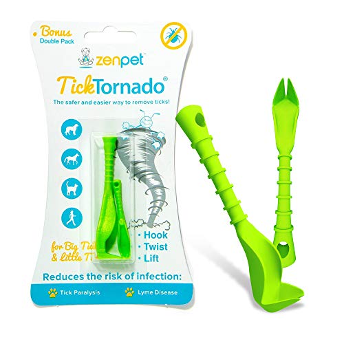Product Cover ZenPet Tick Tornado - Tick Remover for Dogs & Cats & People - Value Pack - Easy and Fast Tick Removal Tool (1 Pack)