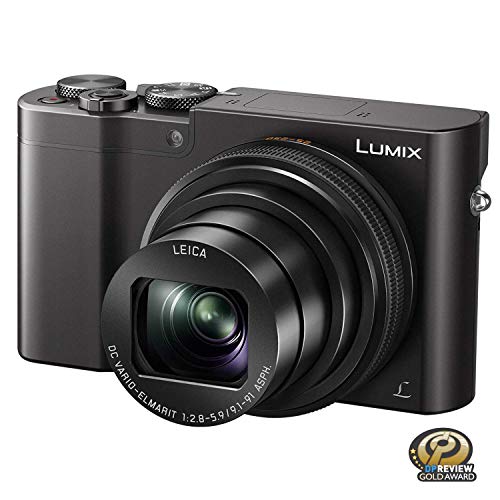 Product Cover PANASONIC LUMIX ZS100 4K Digital Camera, 20.1 Megapixel 1-Inch Sensor 30p Video Camera, 10X LEICA DC VARIO-ELMARIT Lens, F2.8-5.9 Aperture, HYBRID O.I.S. Stabilization, 3-Inch LCD, DMC-ZS100K (Black)
