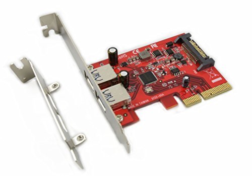 Product Cover Ableconn PUSB31P2A USB 3.1 Gen 2 (10 Gbps) 2-Port Type-A PCI Express (PCIe) x4 Host Adapter Card