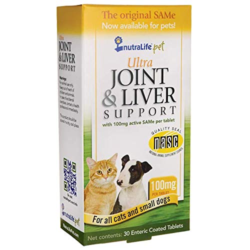 Product Cover NutraLife Pet Ultra Joint Liver Support 100 mg 30 Enteric Coated Tablets
