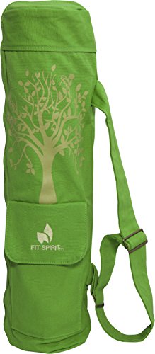 Product Cover FIT SPIRIT Exercise Yoga Mat Gym Bag with 2 Cargo Pockets