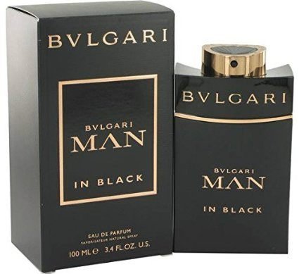 Product Cover Bvlgari Man in Black Bvl Eau De Parfum Spray for Men 3.4 Oz.