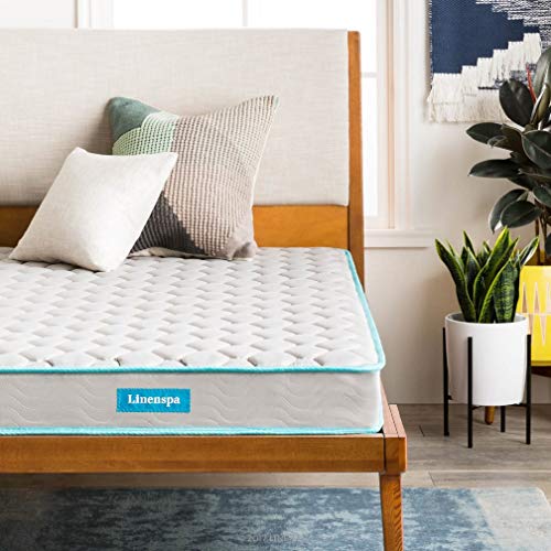 Product Cover LINENSPA 6 Inch Innerspring Mattress - Full