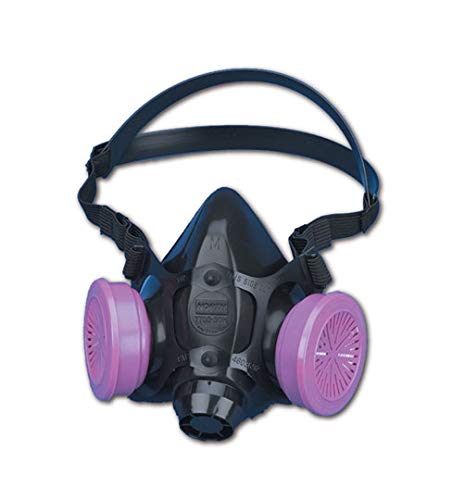 Product Cover North by Honeywell 770030M 7700 Series Half Mask Respirator W/O Filter, Capacity, Volume, Standard, Medium, Navy