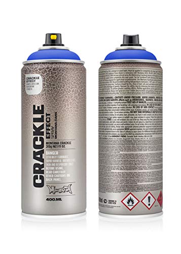 Product Cover Montana Cans MXE-C5010 Montana Crackle 400 ml Color, Gentian Blue Spray Paint,
