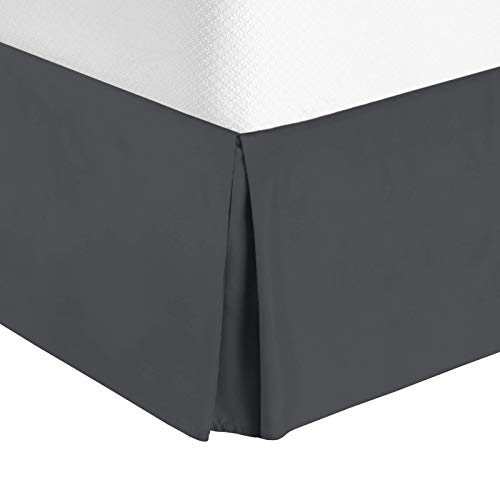 Product Cover Nestl Bedding Pleated Bed Skirt - Luxury Microfiber Dust Ruffle - Sleek Modern Bed Skirt - 14