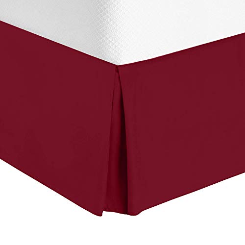 Product Cover Nestl Bedding Pleated Bed Skirt - Luxury Microfiber Dust Ruffle - Sleek Modern Bed Skirt - 14