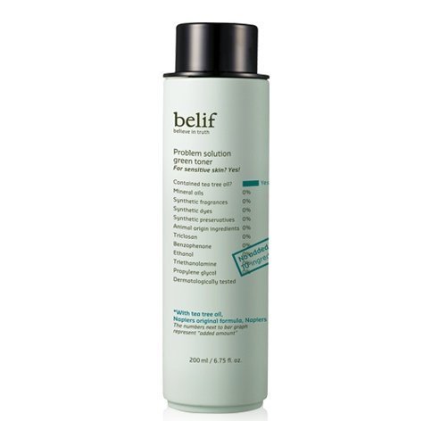 Product Cover Belif Problem Solution Green Toner (200ml, Mild acne-prone skin)